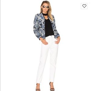 NEW Revolve BLANK NYC floral bomber jacket